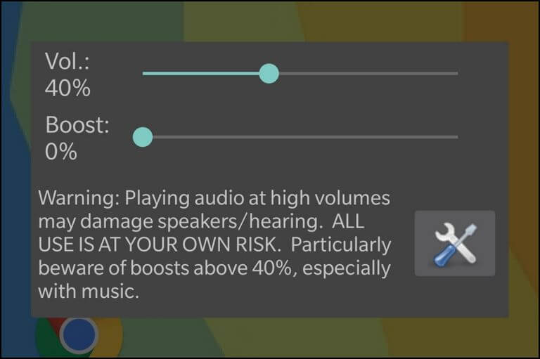 Speaker Boost Screen Shot