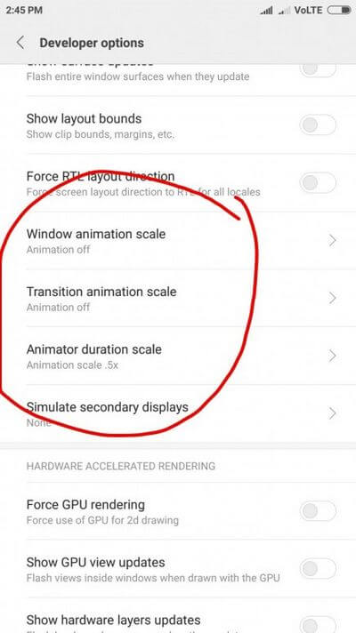 Speed up Animations on Redmi Note 4