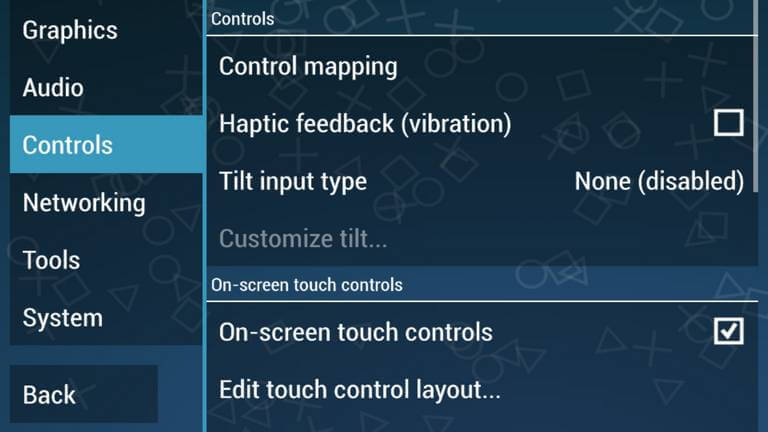 PPSSPP Controls Settings