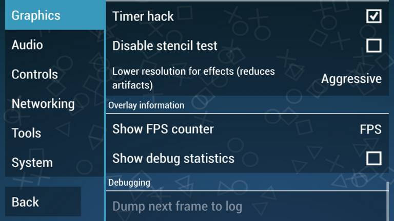 PPSSPP FPS counter