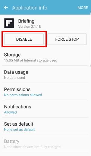 Disable Apps on Samsung Galaxy J8