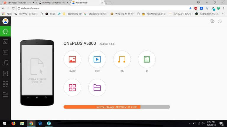 Xender File Transfer App Galaxy J4