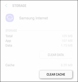 Clear App cache on Samsung Galaxy Note 9