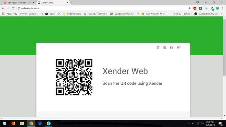Xender PC Connection