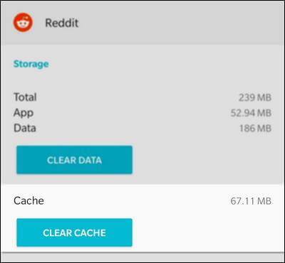 How to clear app cache on Android