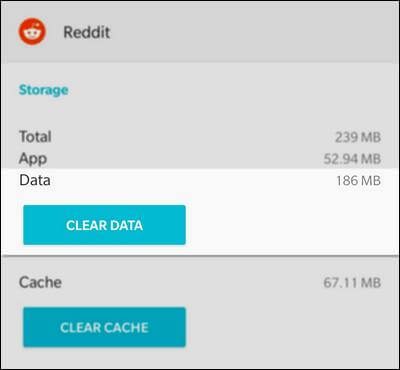 How to clear cache data on Android