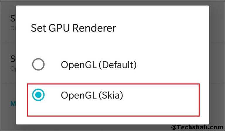 Change GPU Renderer on Galaxy S9