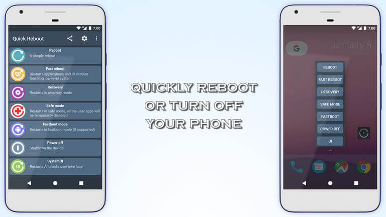 Quick Reboot Recovery Mode app for Nexus 5