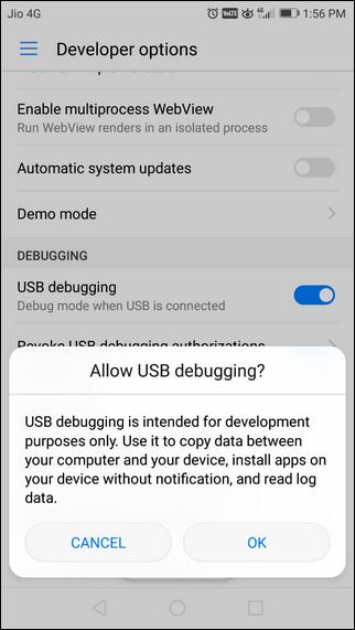 Enable USB Debugging on Huawei Mate 20 Pro