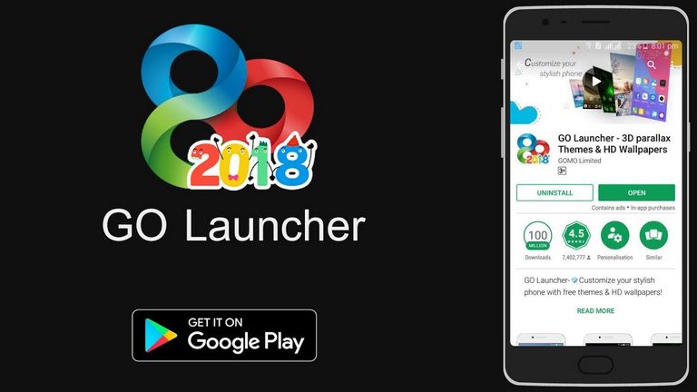 GO Launcher - 3D parallax Themes & HD Wallpapers