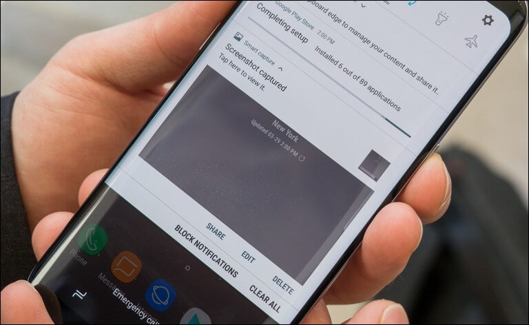 Take screenshots on Samsung Galaxy J4