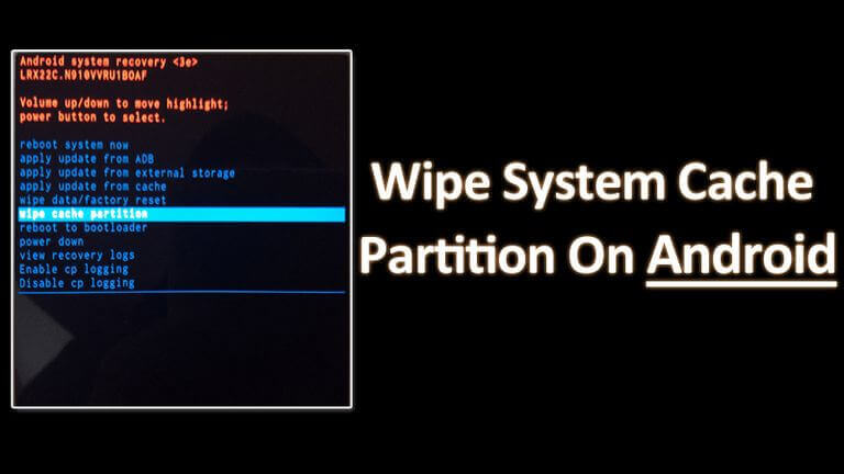 Wipe cache partition on Google Pixel 3 and 3 XL