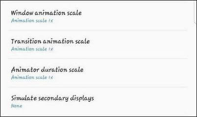 Speed up animations on Samsung Galaxy J7 2018
