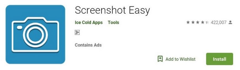 Screenshot Easy App - Samsung Galaxy S5 for scrolling screenshots