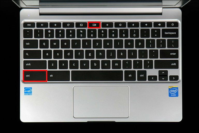 Take a screenshot on Chromebook using Keyboard shortcuts