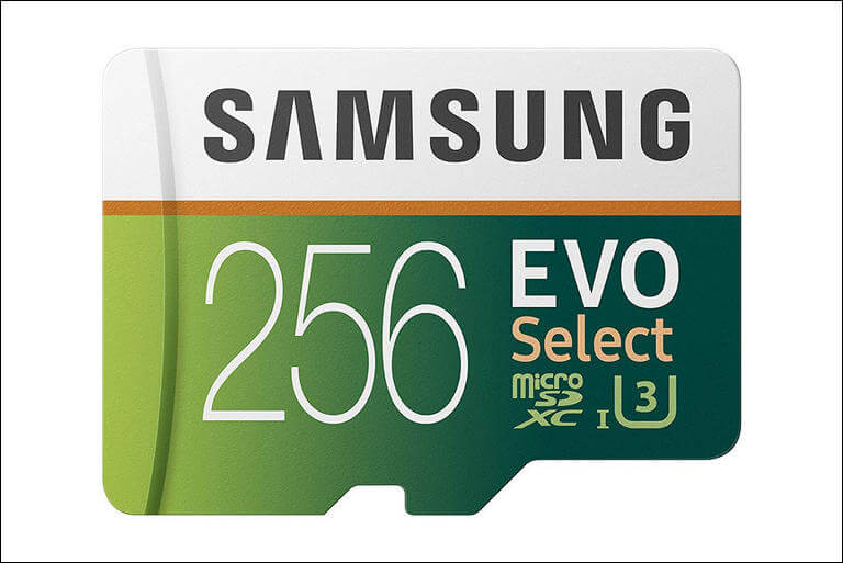 Samsung 256GB Memory Card with Adapter