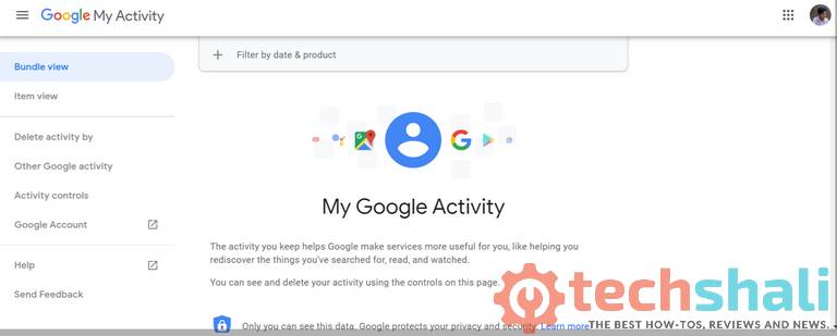 See your Google activity