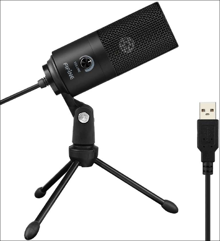 Fifine USB condenser microphone