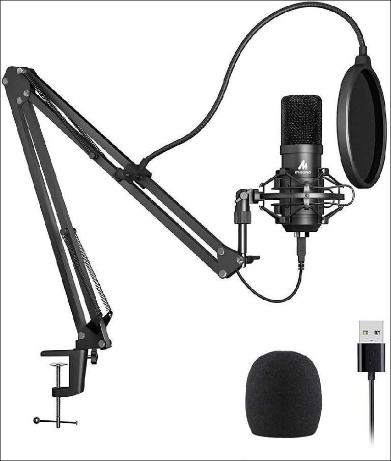 USB Cardioid condenser microphone kit