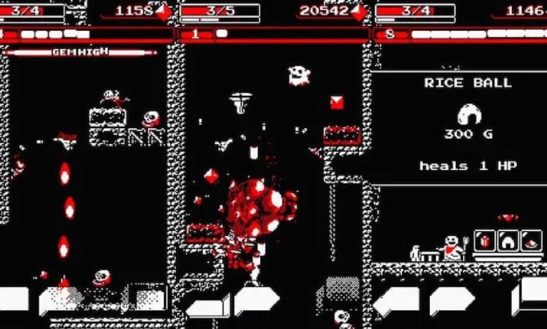 Downwell is an arcade shooter