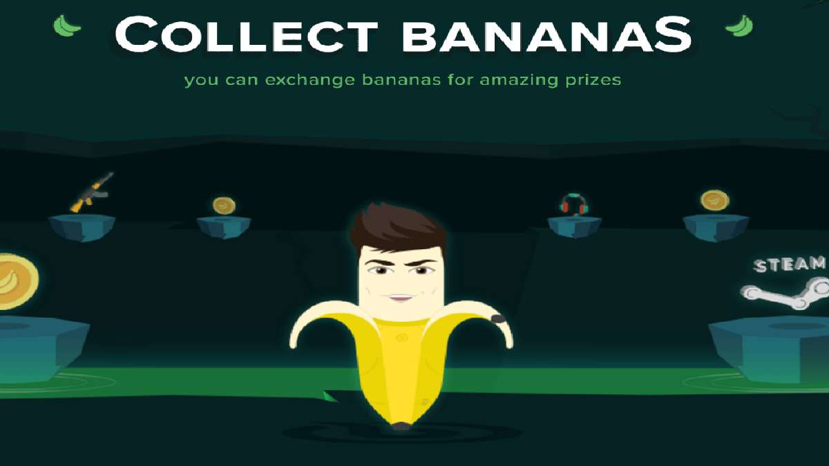 Money With Bananatic collecting Bananas