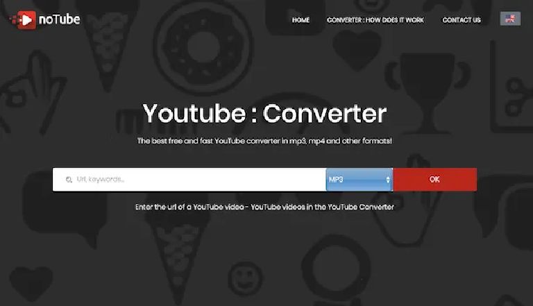 noTube - How to convert YouTube video into MP3 online