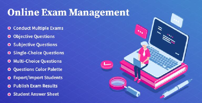 Online Exam Management: Management of exam results