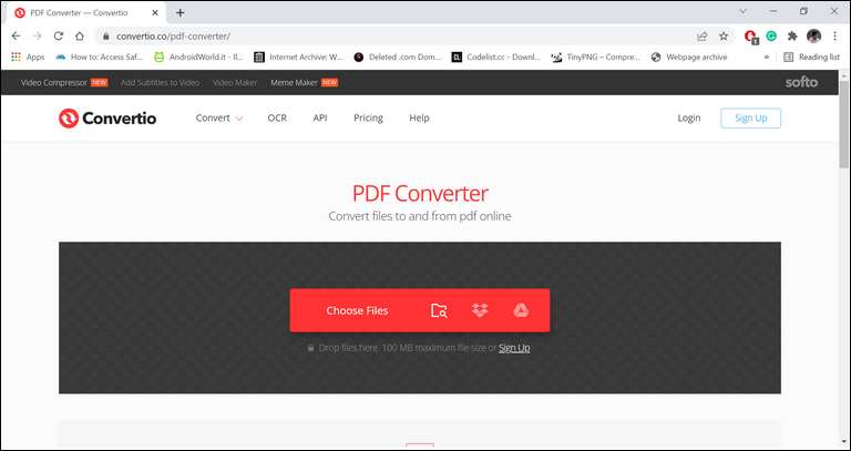 Convertio PDF to Word Converter