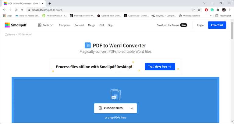 Small PDF to Word Converter