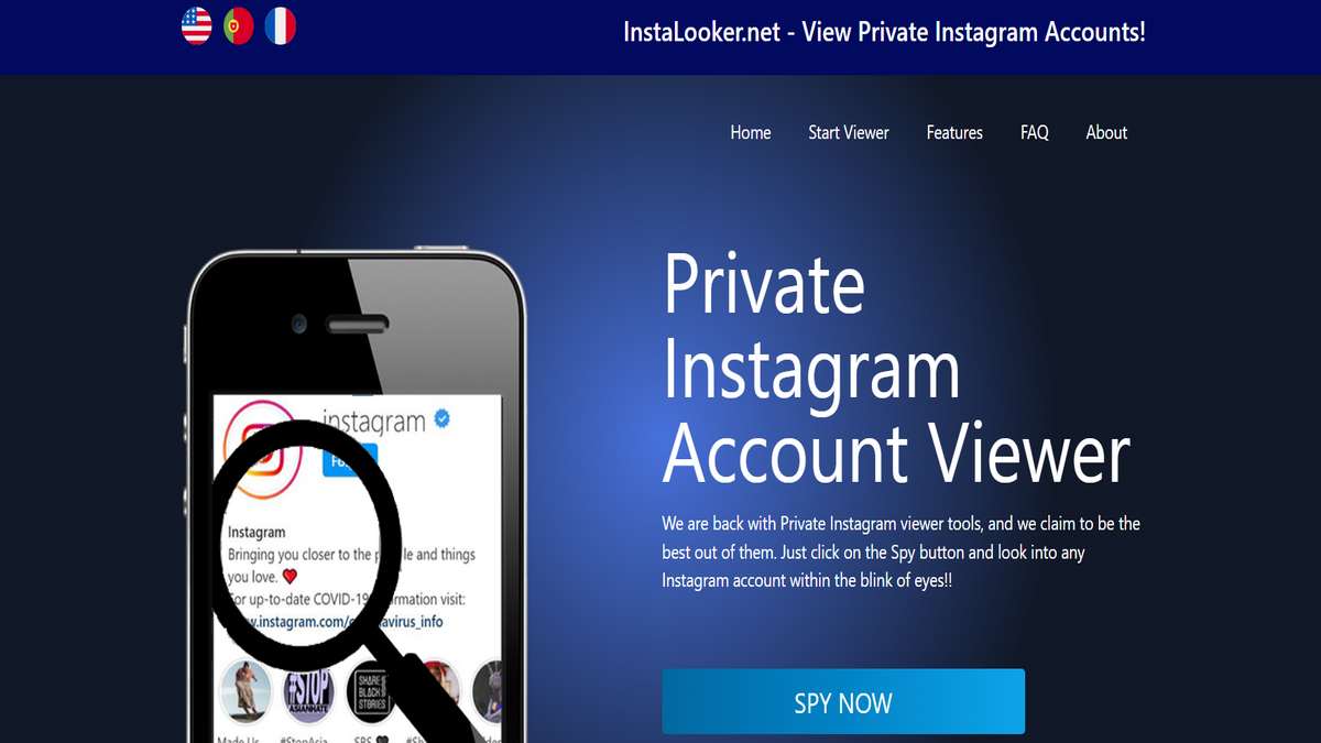 Instalooker: Helps to inspect private account on Instagram?