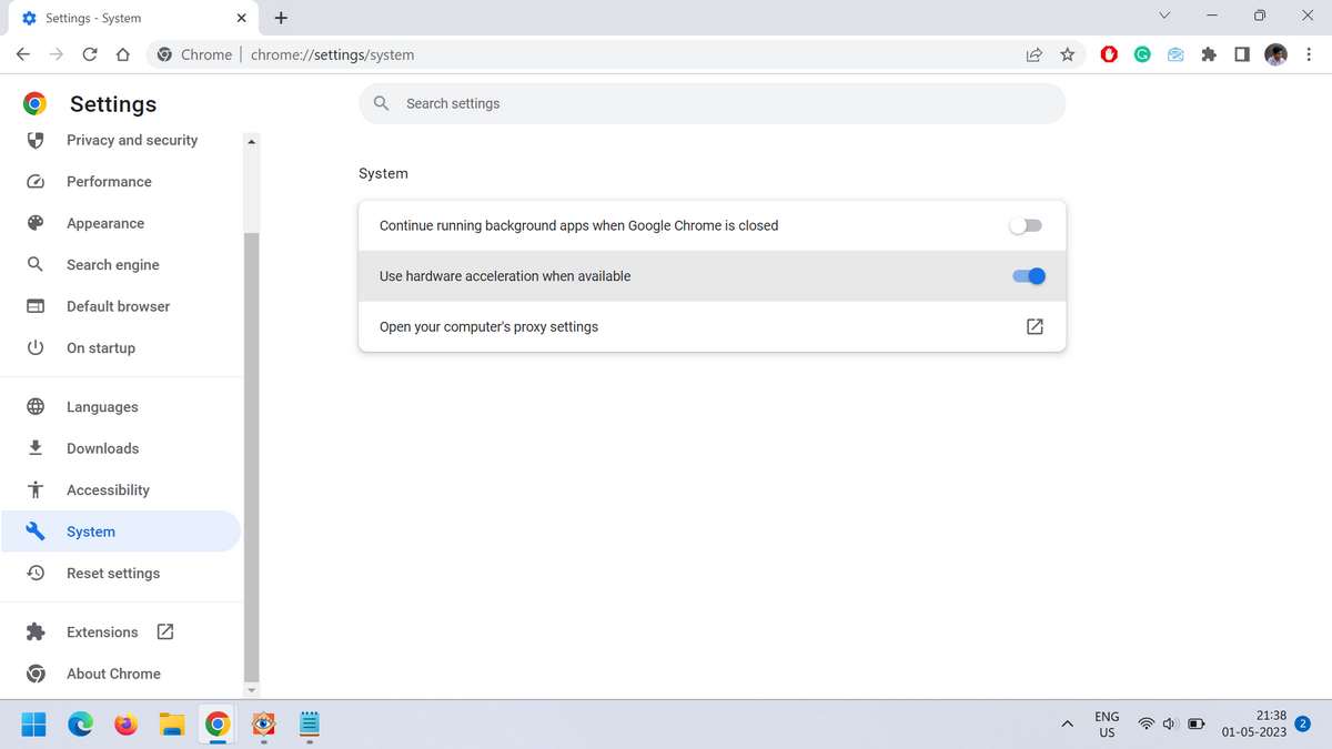 A step-by-step guide to disable hardware acceleration on Google Chrome