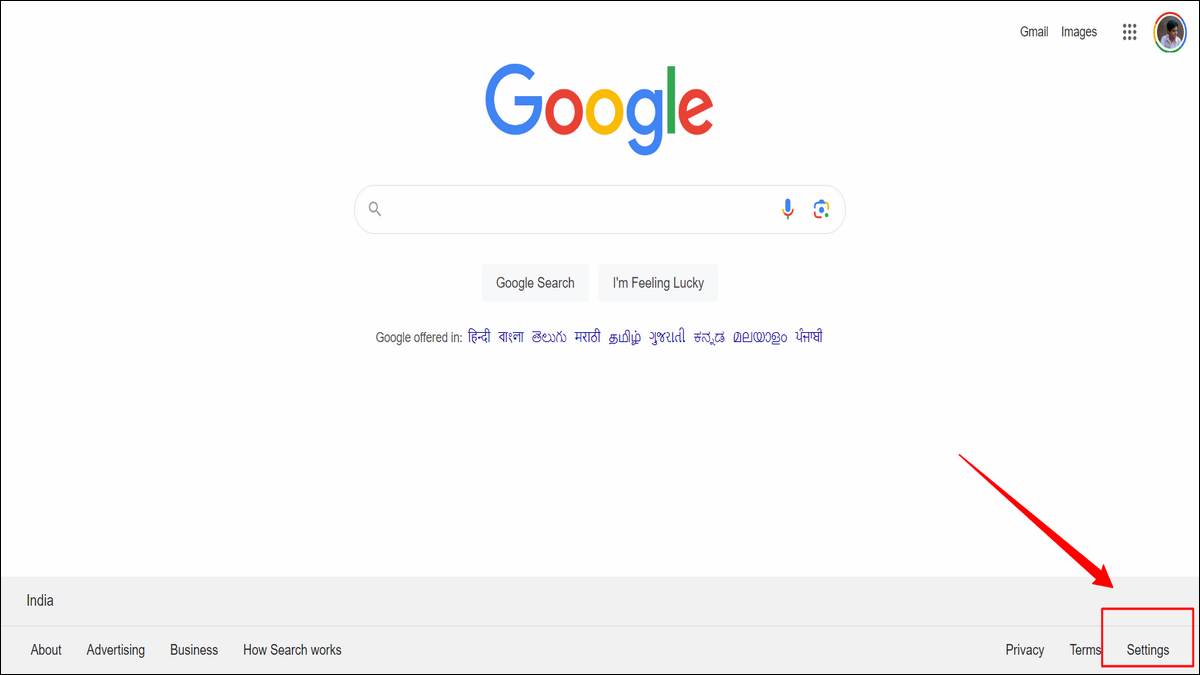 Google Search Settings
