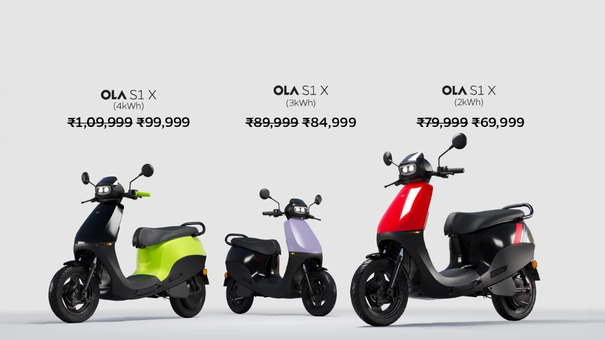 Ola Electric launches S1 X scooters starting at Rs 69,999
