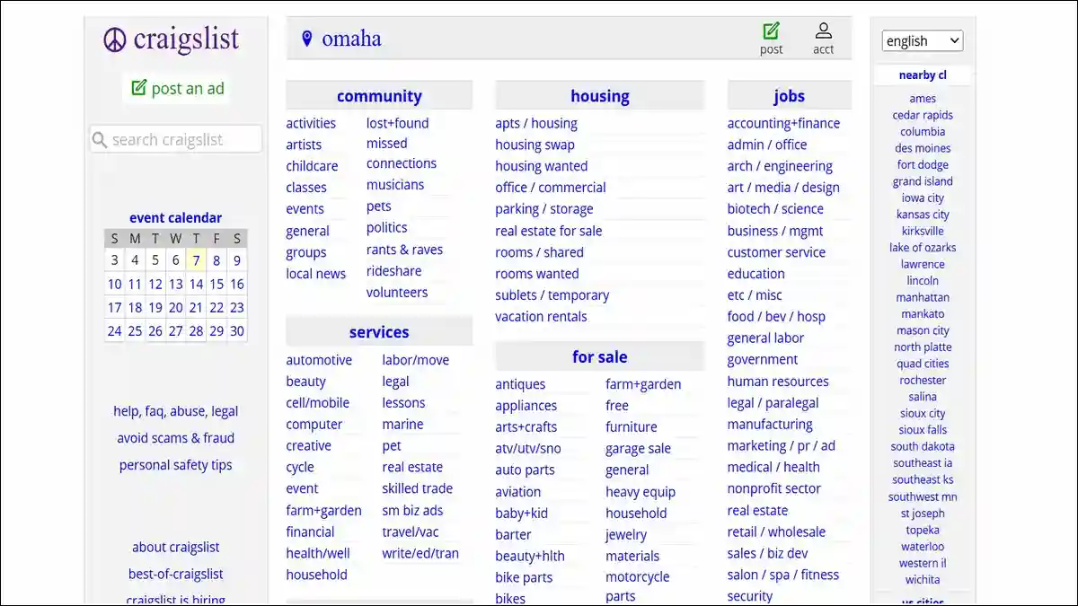 Craigslist Omaha