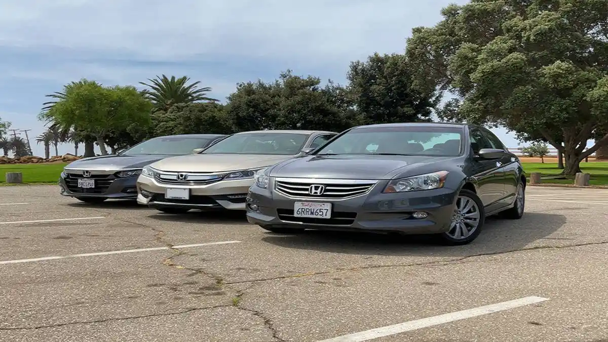 Honda Accord old and new models