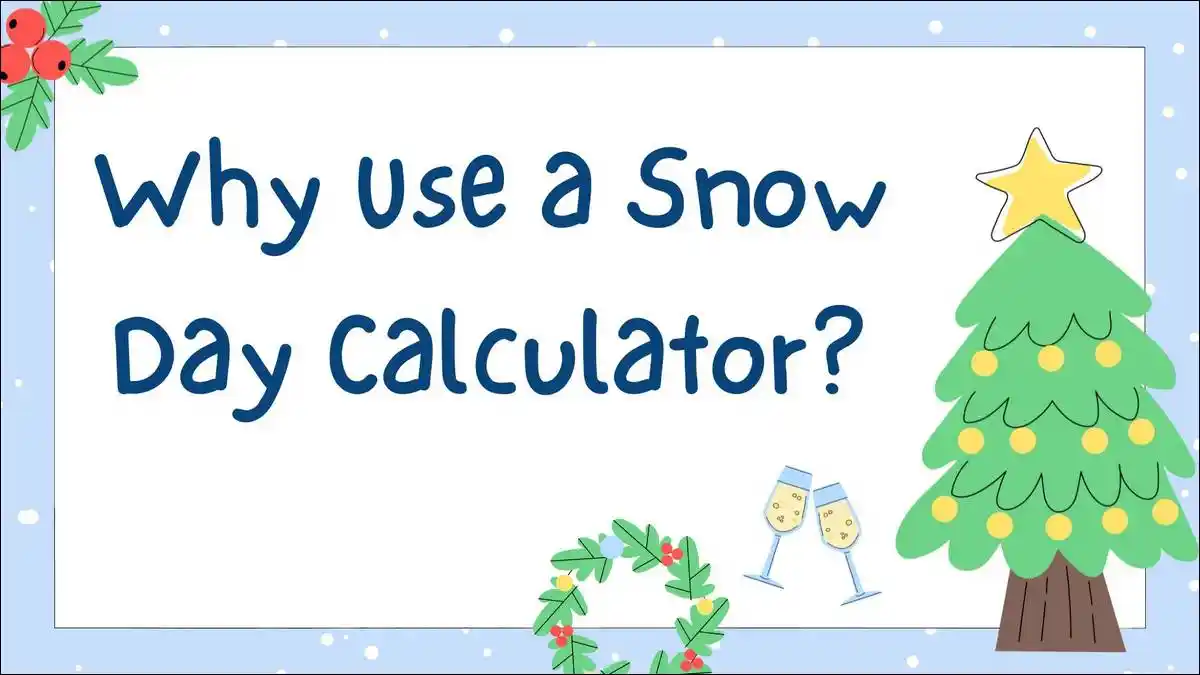 Why Use a Snow Day Calculator