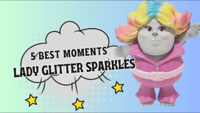 Here are 5 Best Lady Glitter Sparkles Moments Ranked from 5th position to 1st number!
