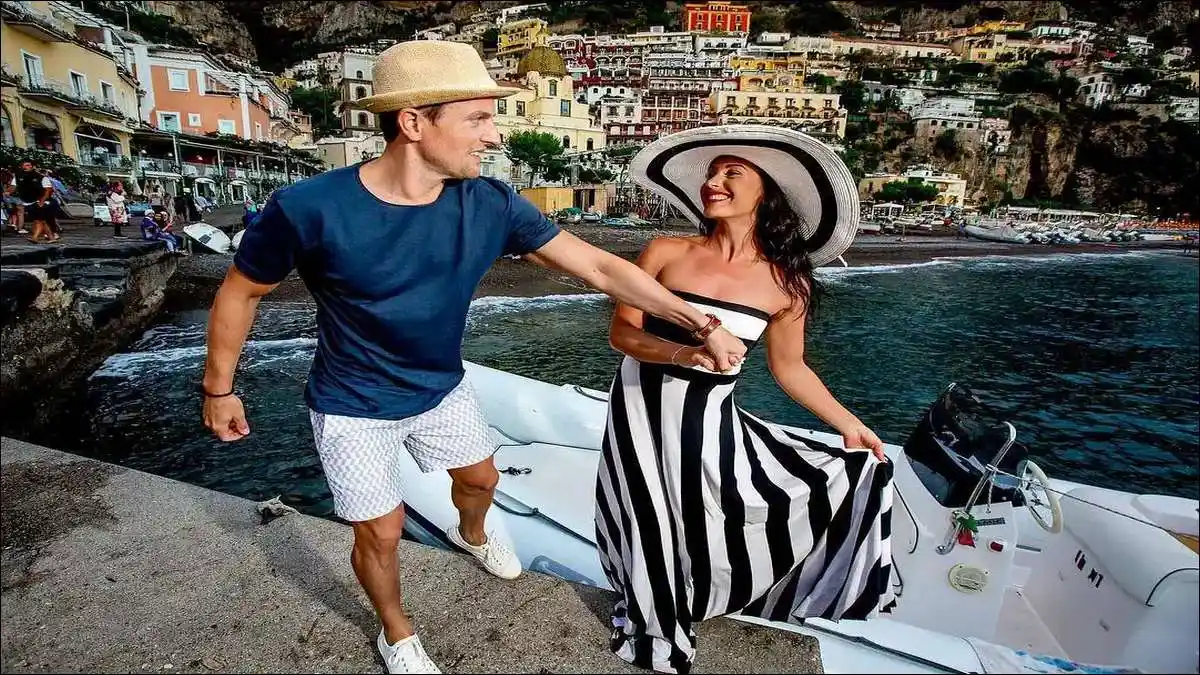 Emily Compagno with his husband Jon Skoog