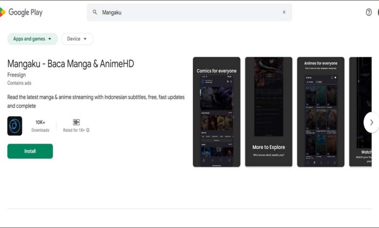 Learn everything about Mangaku - Baca Manga & AnimeHD App