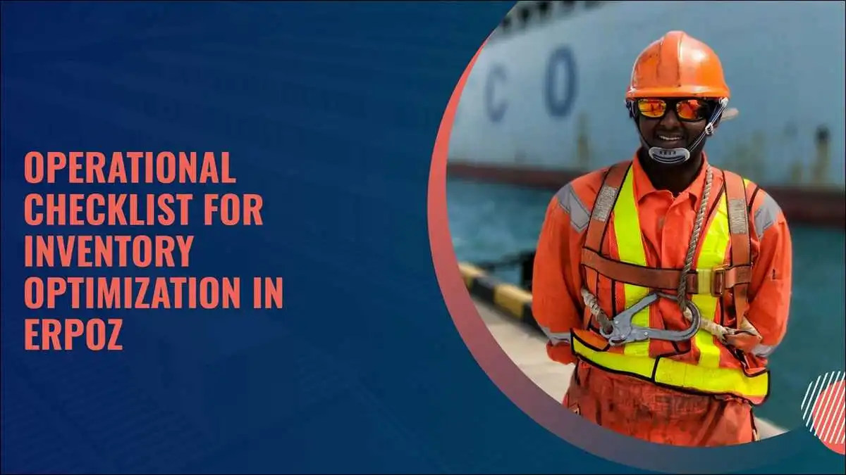 Operational Checklist for Inventory Optimization in Erpoz