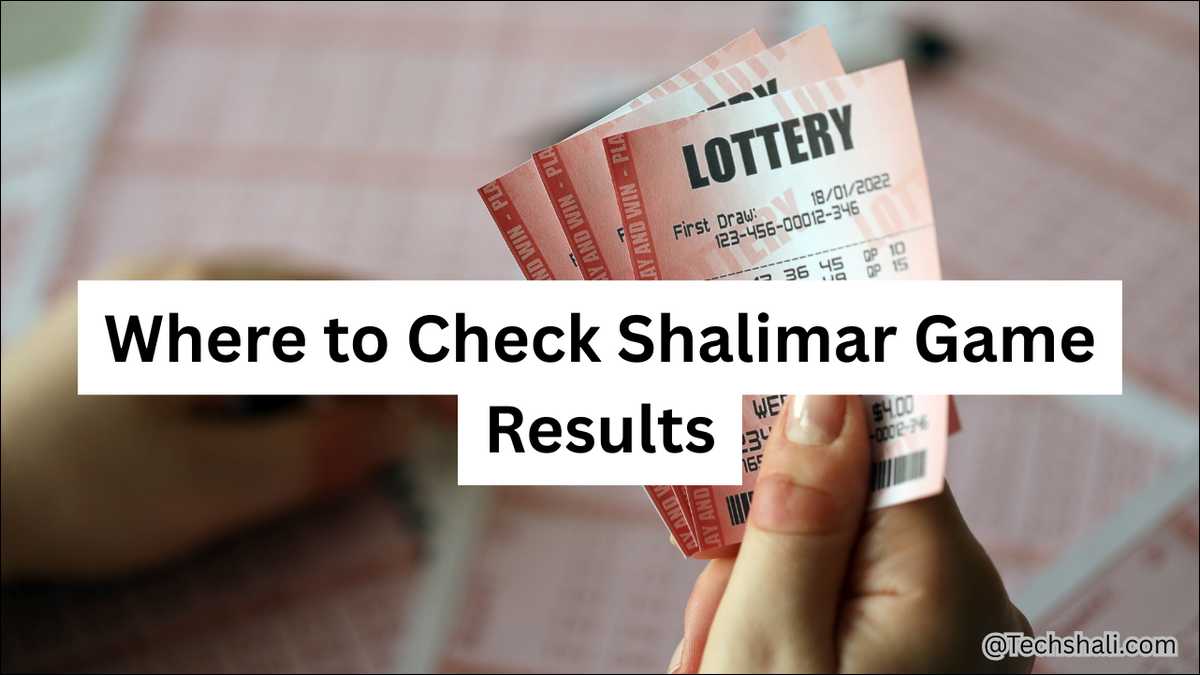Where to Check Shalimar Game Results in 2026