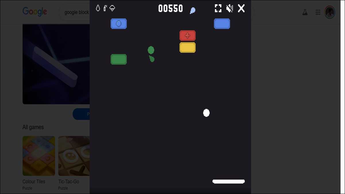 Power Ups in Google Block Breaker Game