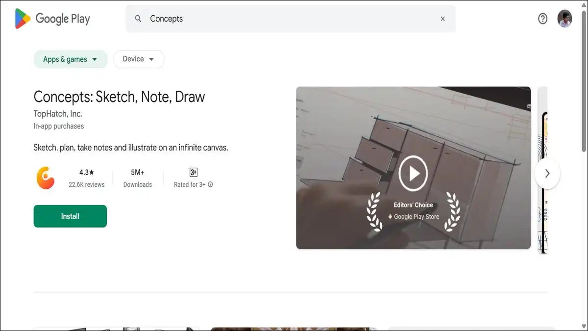 Concepts is the best app to get most out of Samsung Galaxy S26 Ultra's S Pen.