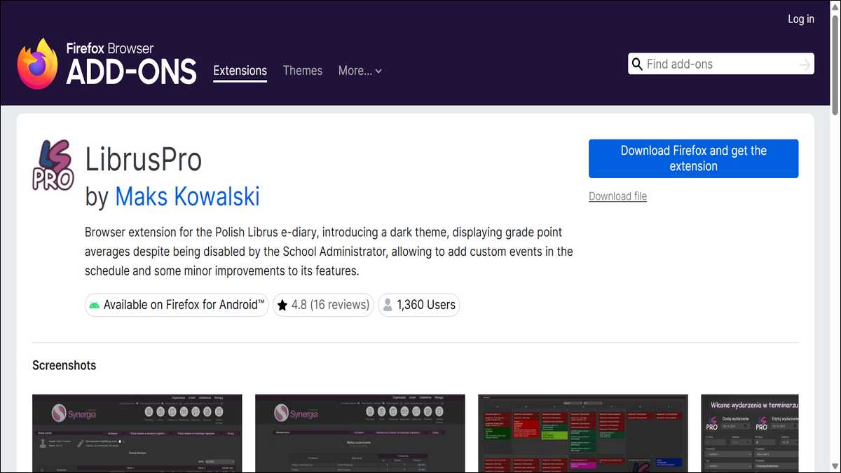 LibrusPro Firefox's Extension
