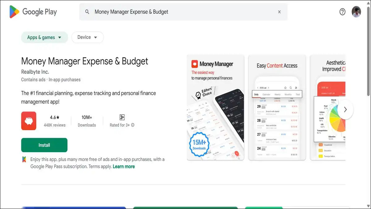Money Manager Expense and Budget App for Samsung Galaxy S26 Ultra phone