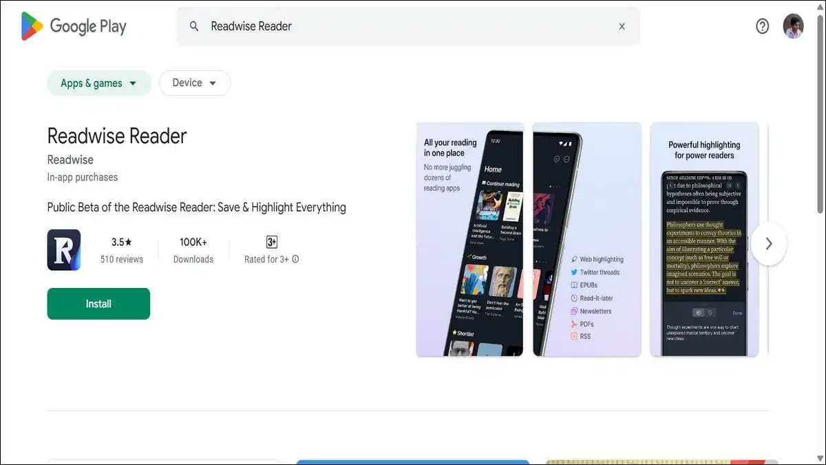 Readwise Reader