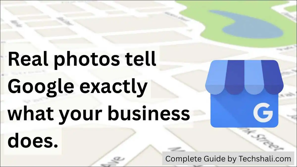 Upload real business photos to improve GMB ranking signals