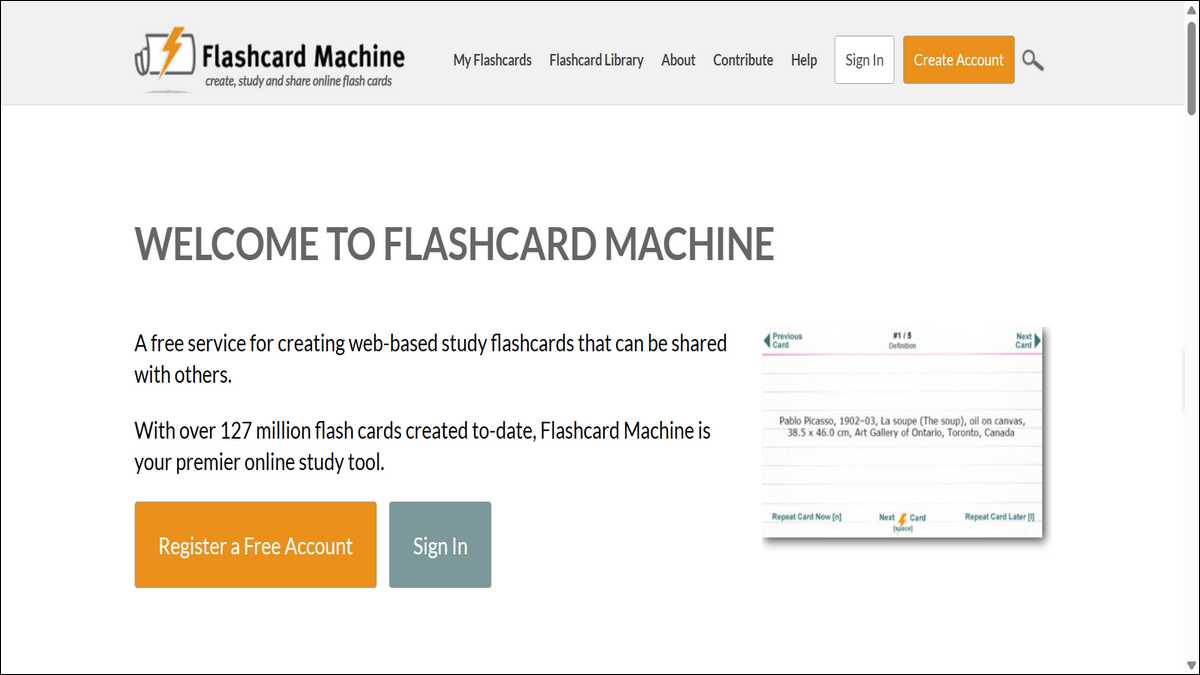 Flashcard Machine