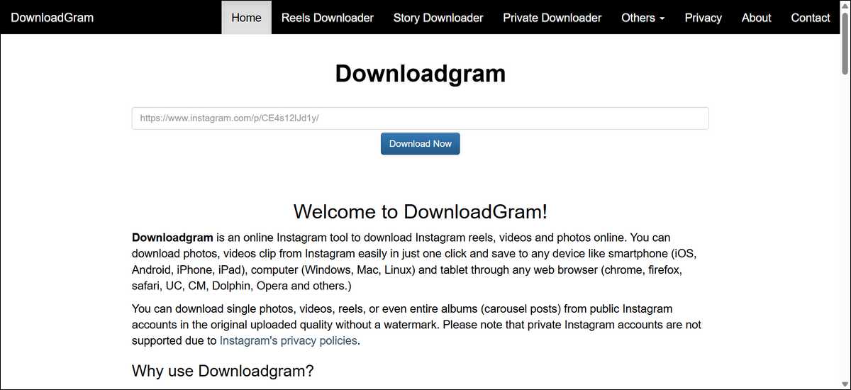 DownloadGram Offers a Long-Standing and Simple Experience