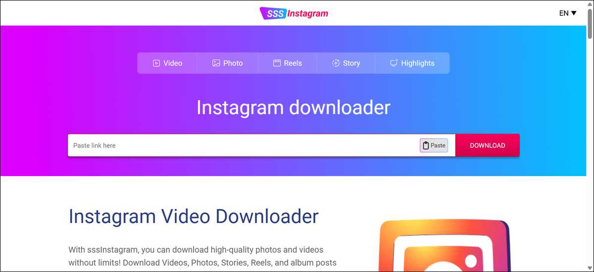 SSSInstagram.com Stays Simple and Direct for Casual Saving